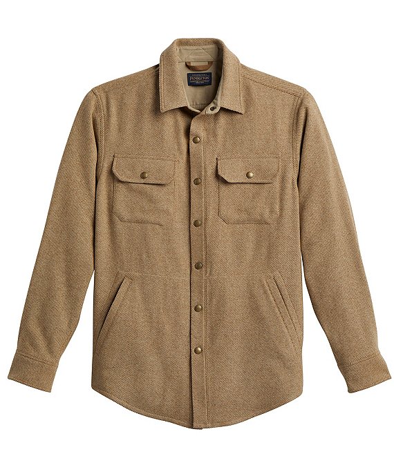 Pendleton Forest Twill Snap Long Sleeve Woven Shirt Jacket | Dillard's