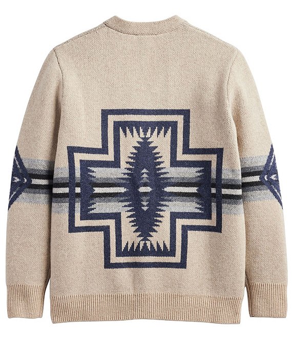 トップス Pendleton Native Pattern Virgin Wool XL Pendleton Harding Lambswool Cardigan | Dillard's