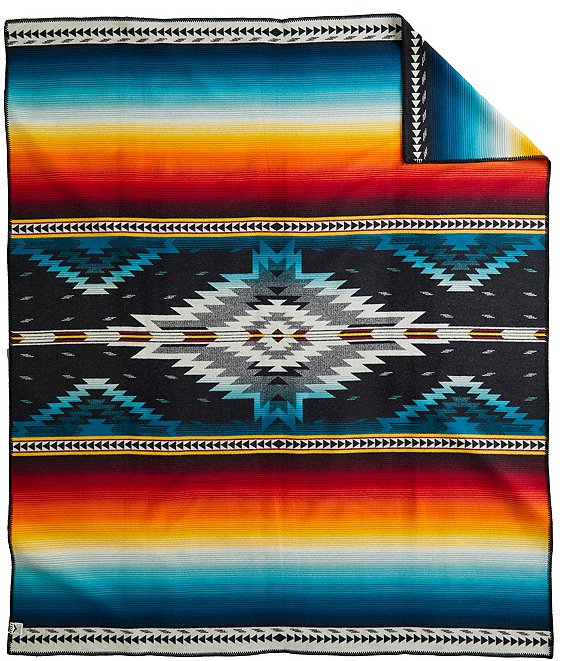 Pendleton Saltillo Sunset Wool Cotton Blanket