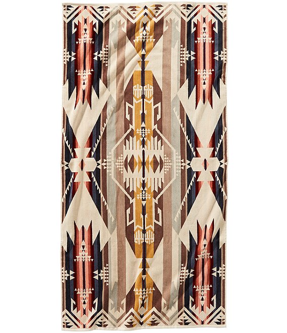 Pendleton White Sands Iconic Jacquard Southwestern Pattern Bath