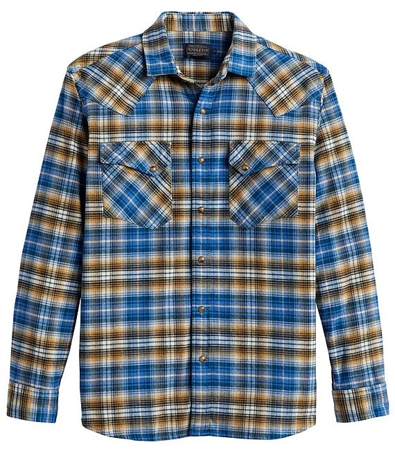 Pendleton Wyatt Long Sleeve Woven Shirt | Dillard's