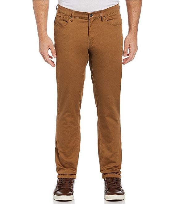 Color:Otter - Image 1 - Big & Tall Stretch Dobby 5 Pocket Pants