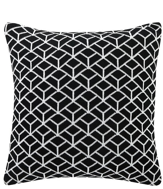Perry Ellis Halifax Reversible Square Decorative Pillow