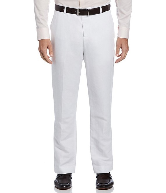 Perry Ellis Linen Blend Flat Front Suit Separates Pants | Dillard's