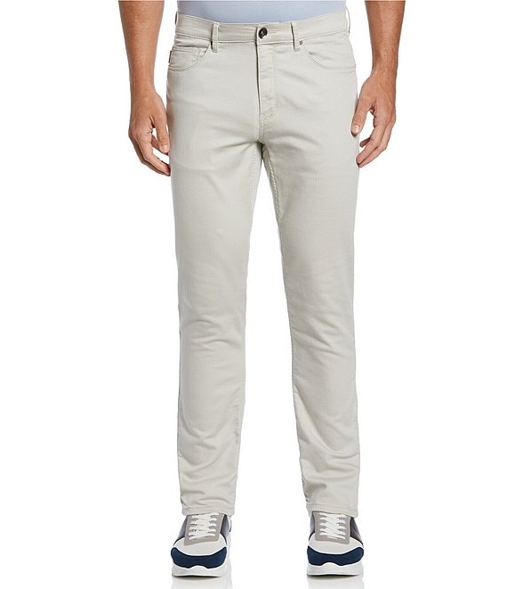 Perry Ellis Slim-Fit Anywhere 5-Pocket Stretch Pants | Dillard's