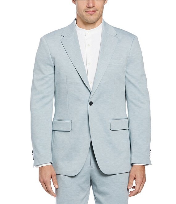 Perry Ellis Solid Knit Suit Separates Jacket