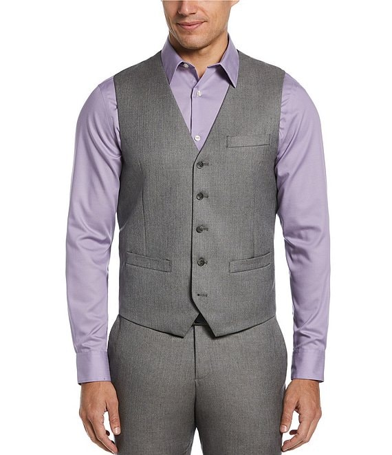 Color:Brushed Nickel - Image 1 - Solid Suit Separates Vest
