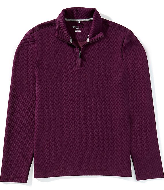 perry ページ Perry Ellis Textured Quarter-Zip Pullover | Dillard's