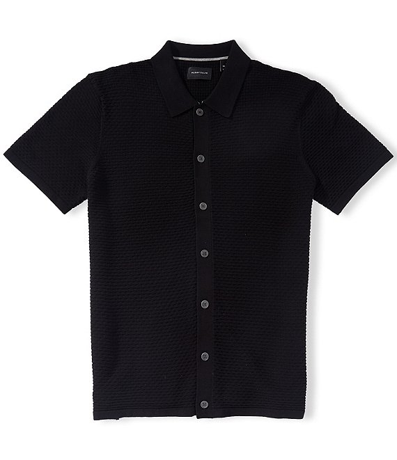 Perry Ellis Textured Short Sleeve Shirt