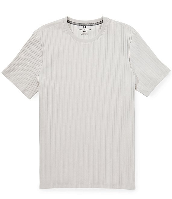 Perry Ellis Textured Short Sleeve T-Shirt