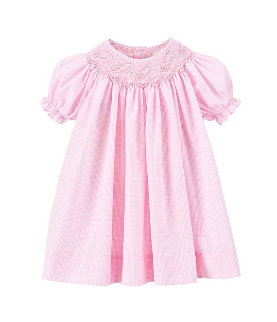 Petit Ami Baby Girls 12-24 Months Smocked Gingham Dress | Dillard's