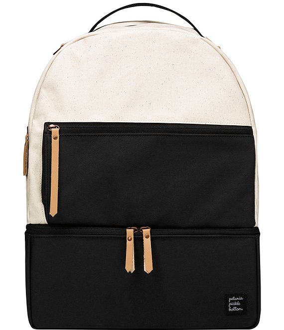 Color:Birch/Black - Image 1 - Colorblock Axis Canvas Backpack Diaper Bag