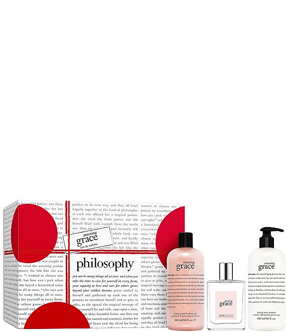 Philosophy FIELD OF FLOWERS 3-in-1 Shower Gel JUMBO 32oz & sold 2oz Fragrance Set