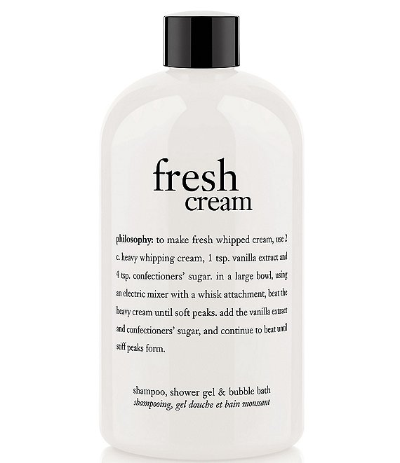 Philosophy Fresh Cream Shampoo Shower Gel And Bubble Bath Dillards 