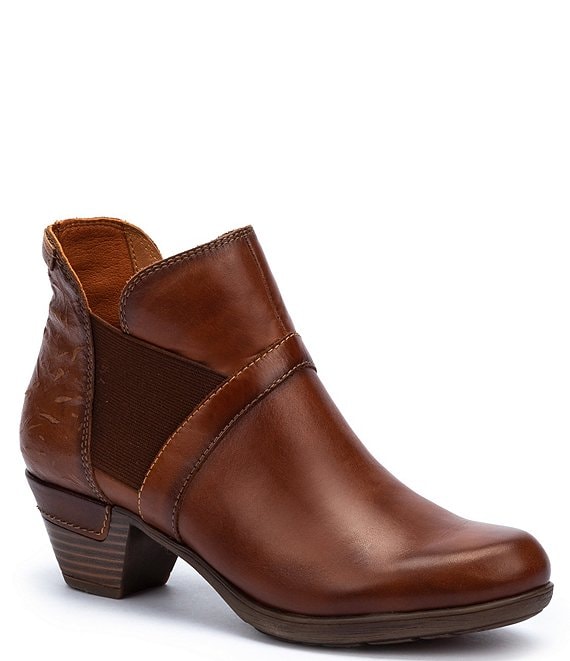 Color:Cuero - Image 1 - Rotterdam 902 Leather Side Zip Booties