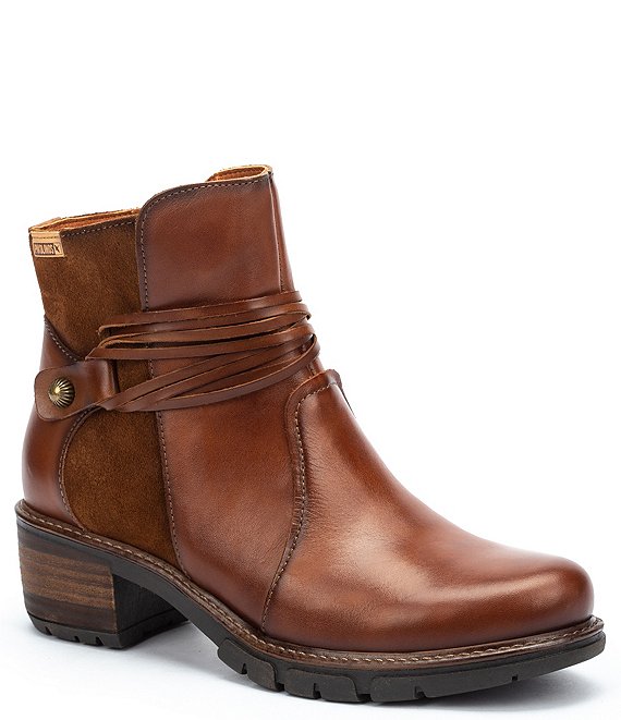 Color:Cuero - Image 1 - San Sebastian Leather Ankle Boots