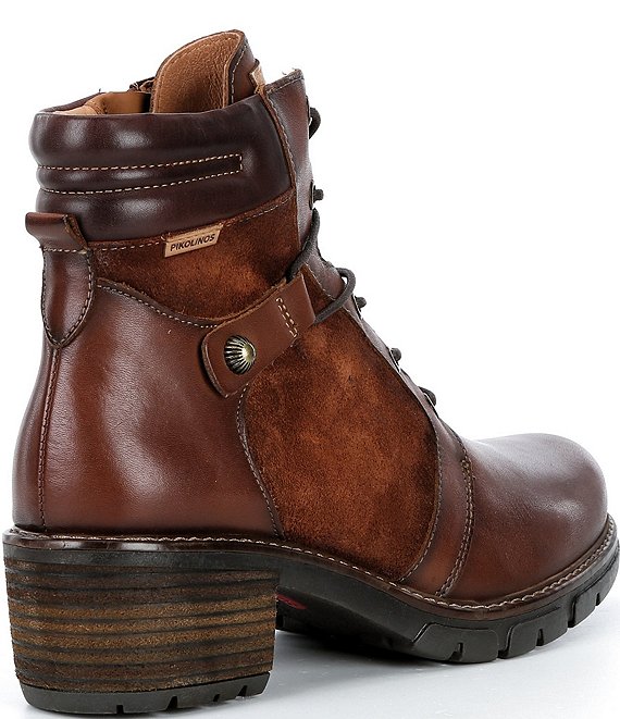 ポンコ Pikolinos San Sebastian Leather Lace Up Booties | Dillard's