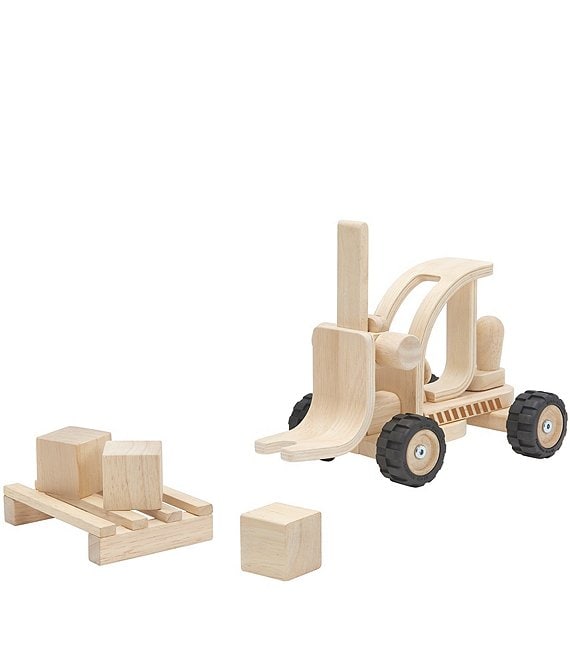 Color:Natural - Image 1 - Wooden Toy Forklift
