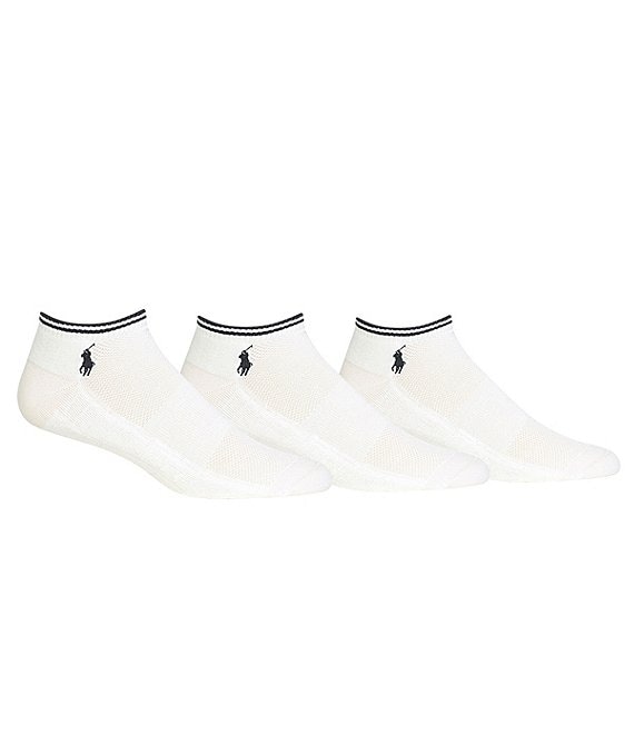 Color:White - Image 1 - Athletic Low Cut Performance 3-Pack