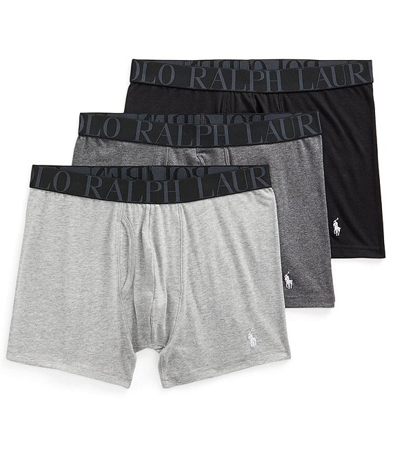 Color:Andover Heather - Image 1 - 3-Pack Classic Fit Boxer Briefs