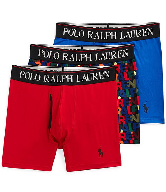 Polo Ralph Lauren 4D Flex Boxer Briefs 3-Pack | Dillard's