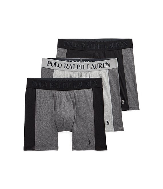 Polo Ralph Lauren 4D Flex Max Side Panel Boxer Brief 3-Pack | Dillard's