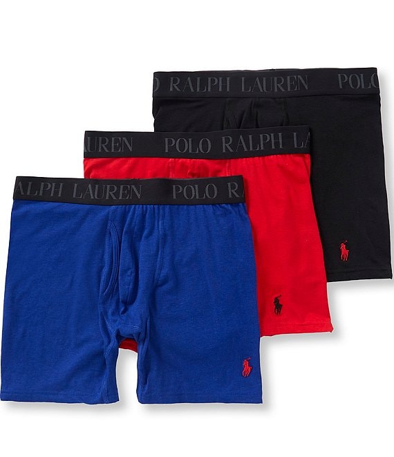 Polo Ralph Lauren 4D Flex Performance Assorted Boxer Briefs 3-Pack