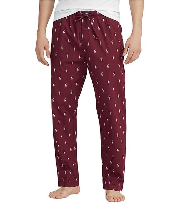 Polo Ralph Lauren Allover Pony Print Broadcloth Pajama Pants