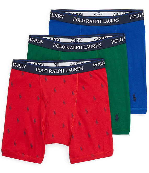 Polo Ralph Lauren Assorted Boxer Briefs 3-Pack
