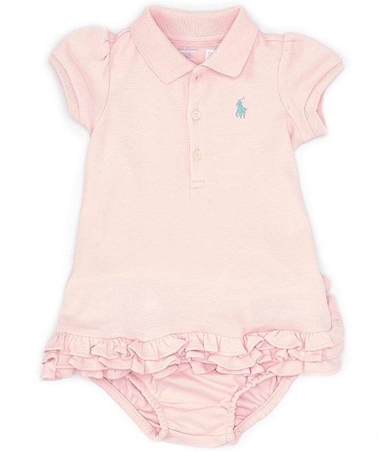 Polo Ralph Lauren Baby Girls 3-24 Months Puffed Sleeve Polo Dress ...