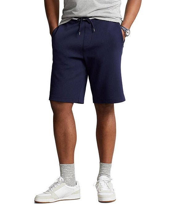 Color:Cruise Navy Multi - Image 1 - Big & Tall 10.5#double; Inseam and 11.5#double; Inseam Inseam Double-Knit Shorts