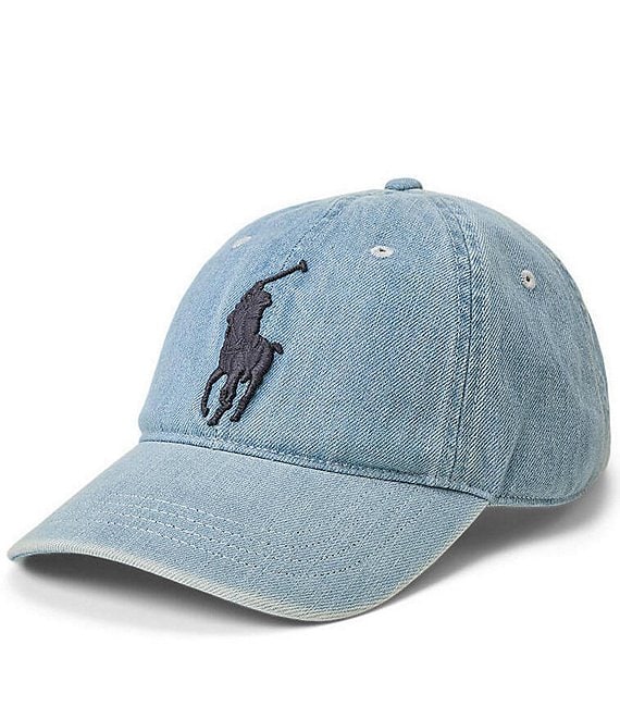 Polo Ralph Lauren Big Tall Big Pony Denim Ball Cap Dillard s