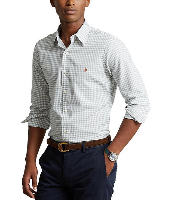 Polo Ralph Lauren Big & Tall Check Oxford Long-Sleeve Woven Shirt