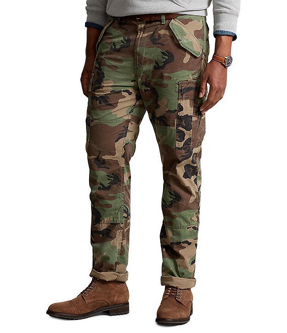 Polo Ralph Lauren Big Tall Classic Fit Camo Canvas Cargo Pants Dillard s