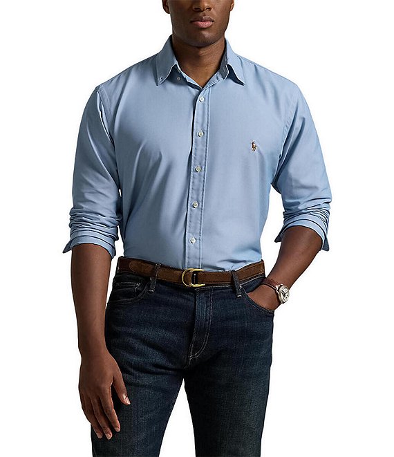 Polo Ralph Lauren Big & Tall Classic Fit Performance Stretch Oxford Long  Sleeve Woven Shirt | Dillard's