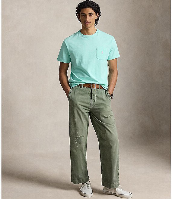 Polo Ralph Lauren Big & Tall Classic Fit Pocket Crewneck T-Shirt