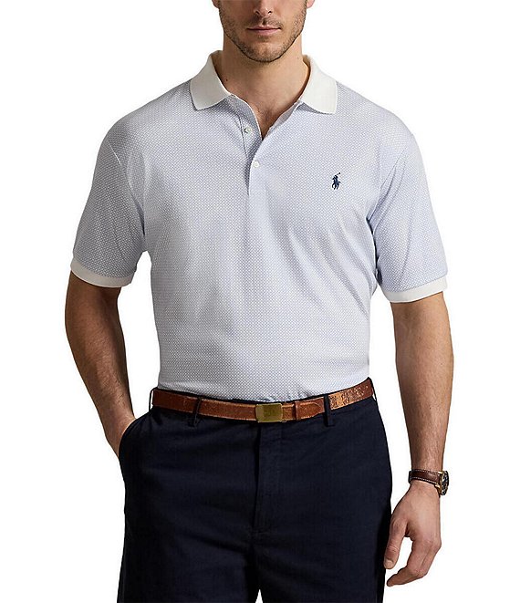 Polo Ralph Lauren Green 20/1 Big Fit Logo Mesh Polo Shirt