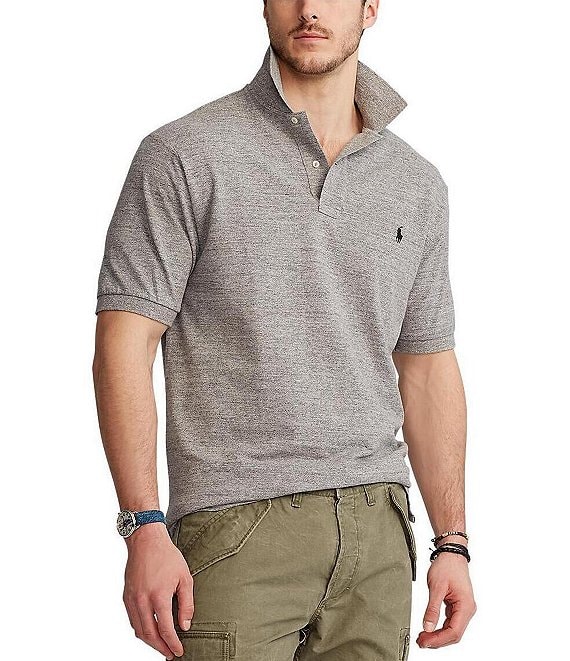 Polo Ralph Lauren Classic-Fit Solid Cotton Mesh Polo Shirt - L