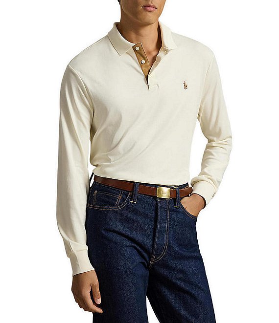 Polo Ralph Lauren Classic Fit Soft Cotton Long Sleeve Polo Shirt