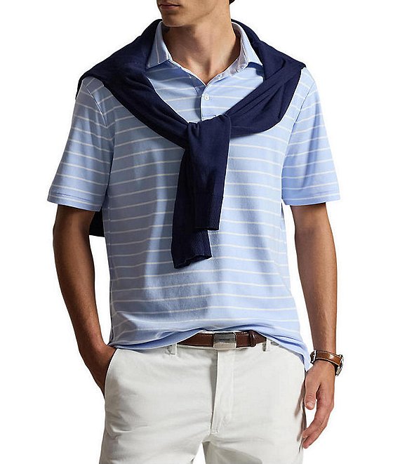 Polo Ralph Lauren Big & Tall Classic Striped Soft Cotton Short Sleeve Polo Shirt