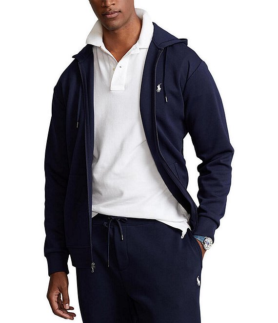 Men's Polo Ralph Lauren Double-Knit Full-Zip Hoodie