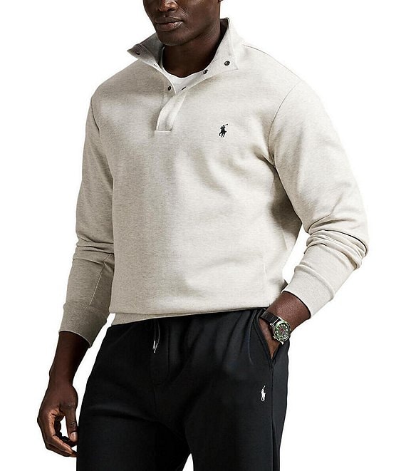 Polo Ralph Lauren Big & Tall Double-Knit Mockneck Pullover | Dillard's