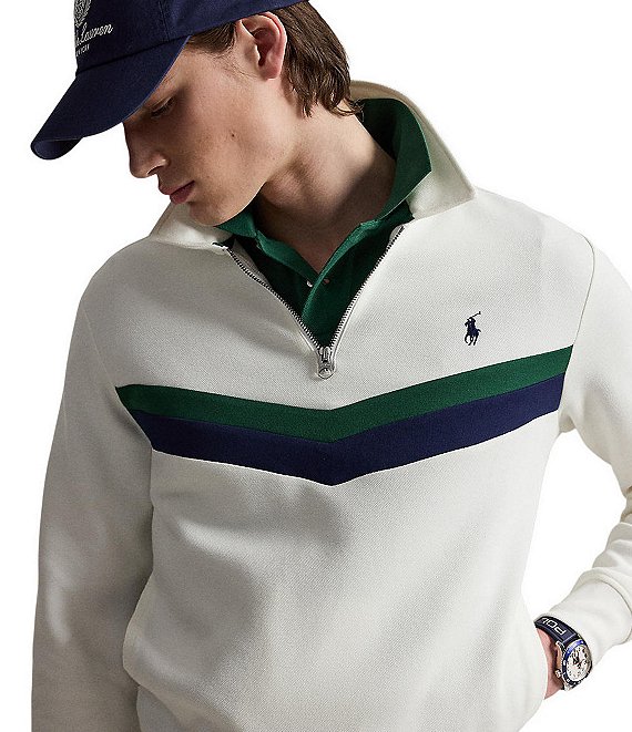 Polo Ralph Lauren Big & Tall Double-Knit Quarter-Zip Sweatshirt