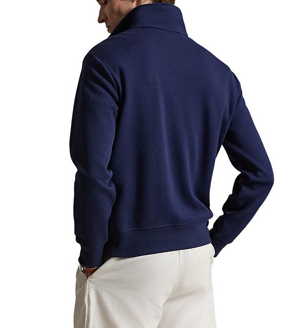 Polo Ralph Lauren ジップアップ ブルゾン ネイビー Polo Ralph Lauren Big & Tall Double-Knit Quarter-Zip Sweatshirt