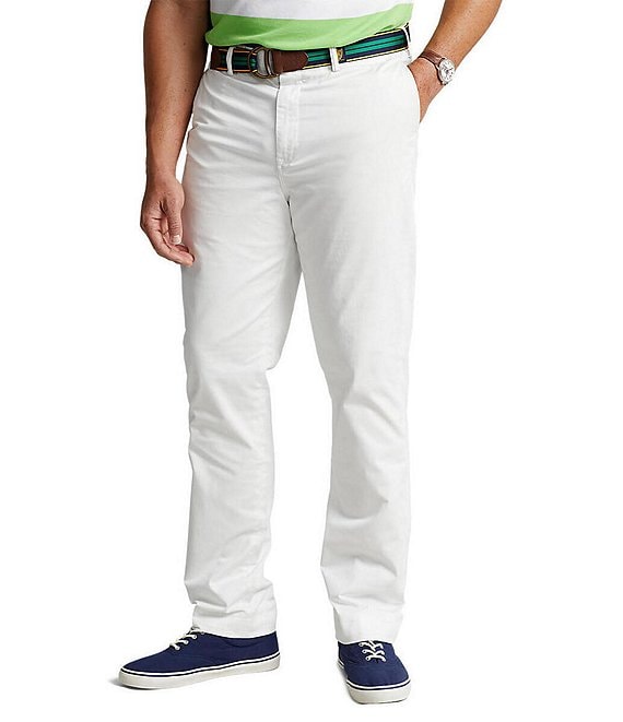 Polo Ralph Lauren Big & Tall Flat Front Stretch Chino Pants | Dillard's