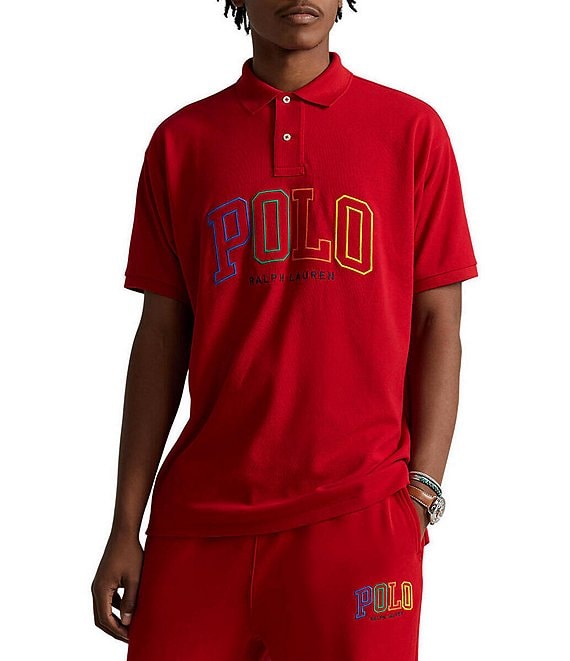 Polo Ralph Lauren Big & Tall Logo Mesh Short-Sleeve Polo Shirt | Dillard's