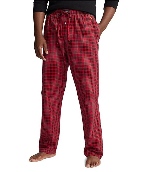Polo Ralph Lauren Big & Tall Plaid Plaid Flannel Pajama Pants | Dillard's
