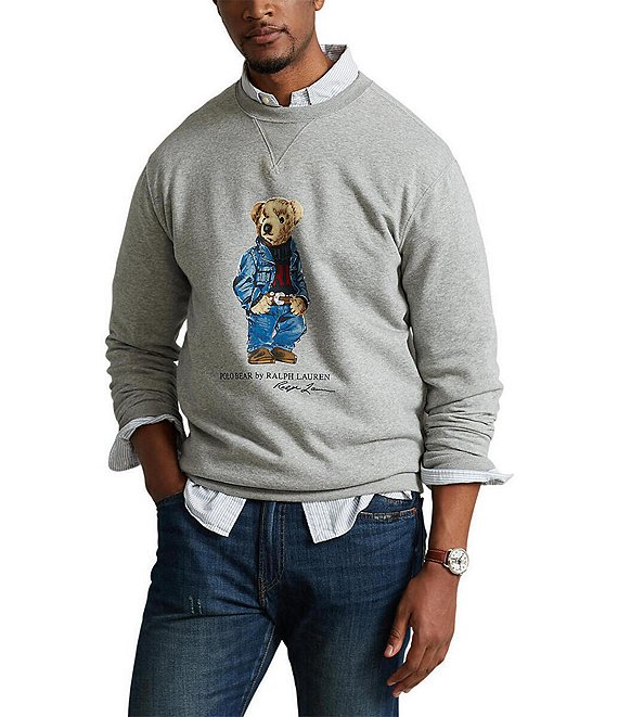 Polo Ralph Lauren Big & Tall Polo Bear Fleece Sweatshirt | Dillard's