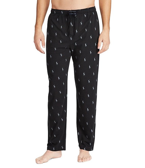 Tall Pony-Print Knit Pajama Pants 