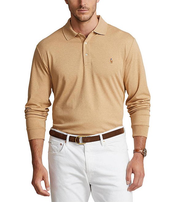 Polo Ralph Lauren Big & Tall Soft Cotton Long Sleeve Polo Shirt | Dillard's